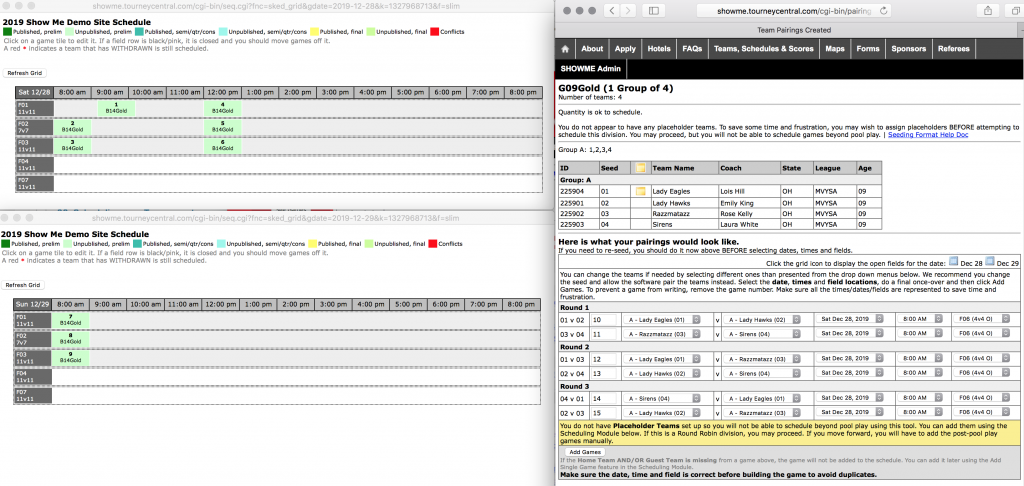 Scheduling Viewport